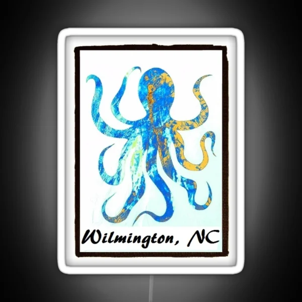 Octopus Wilmington NC RGB Neon Sign