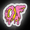 RGB Neon Sign Design Featuring Odd Future