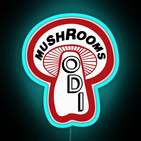 ODI Mushroom Old School BMX RGB Neon Sign