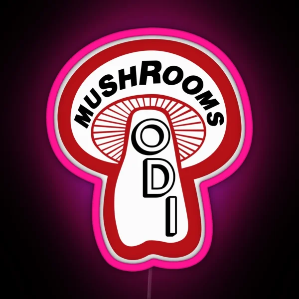ODI Mushroom Old School BMX RGB Neon Sign