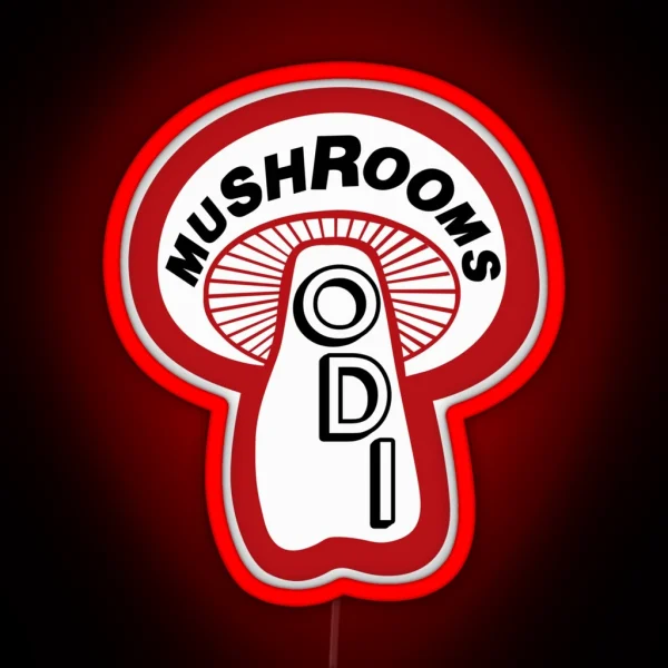 ODI Mushroom Old School BMX RGB Neon Sign
