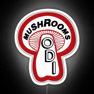 ODI Mushroom Old School BMX RGB Neon Sign