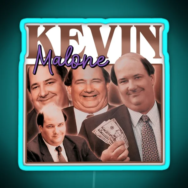 Office Kevin Malone RGB Neon Sign