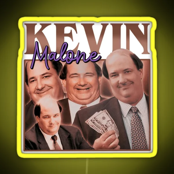 Office Kevin Malone RGB Neon Sign