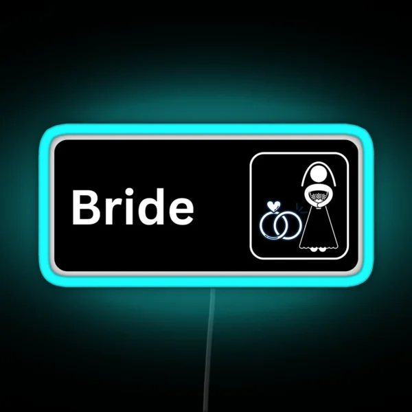 Office Themed Bride Gear For The Bachelorette Wedding Party RGB Neon Sign