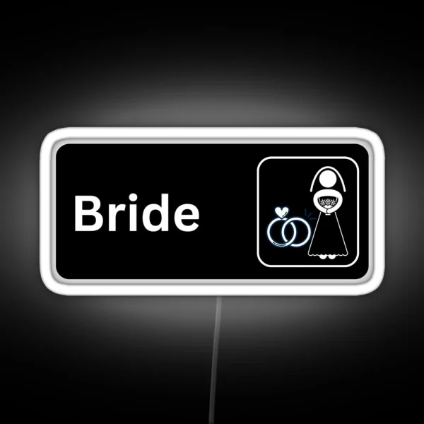 Office Themed Bride Gear For The Bachelorette Wedding Party RGB Neon Sign