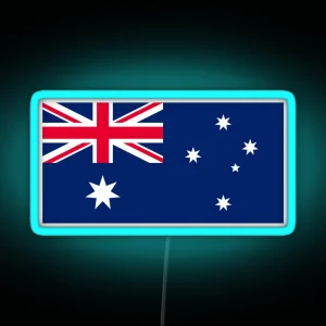 Official Flag Of Australia RGB Neon Sign