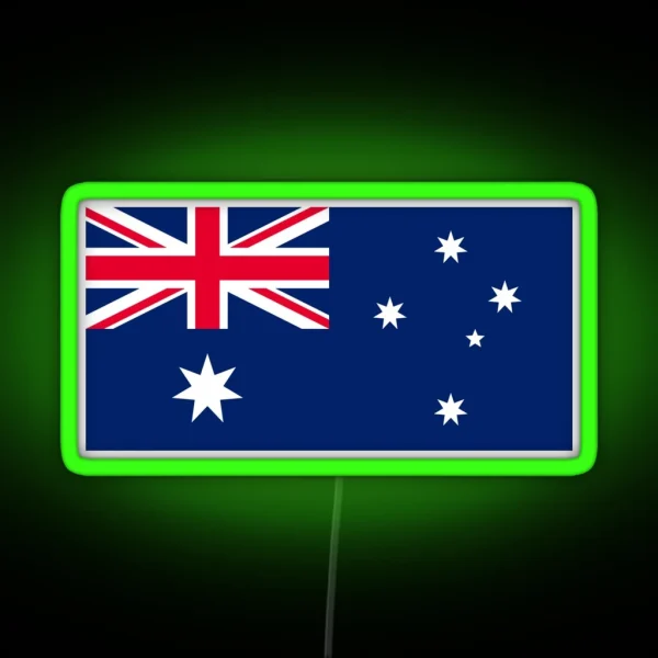 Official Flag Of Australia RGB Neon Sign