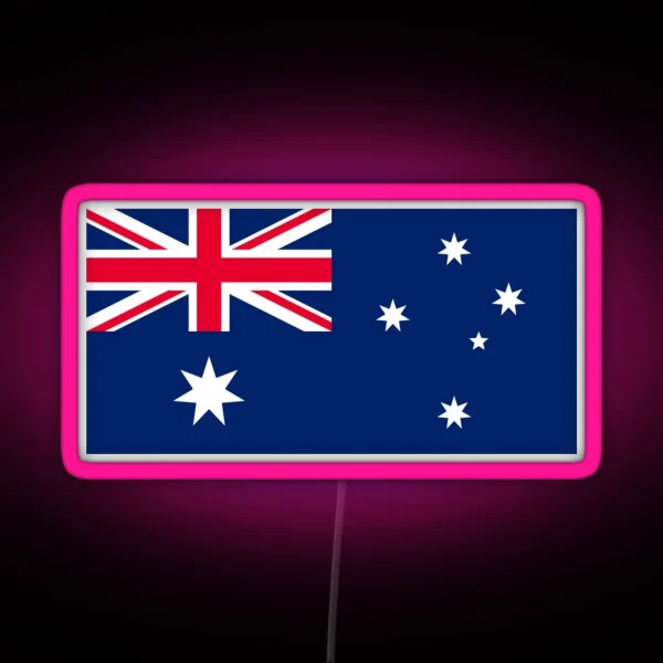 Official Flag Of Australia RGB Neon Sign