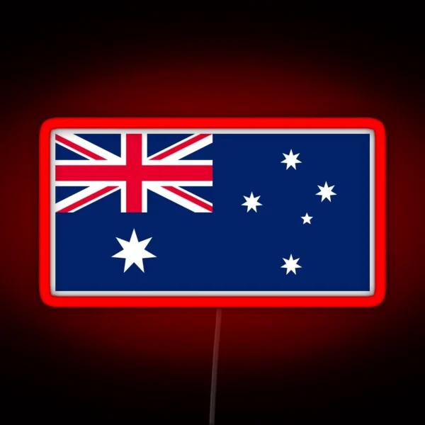 Official Flag Of Australia RGB Neon Sign