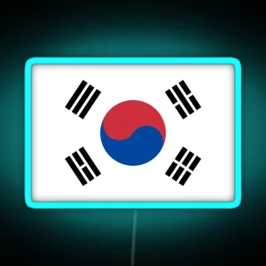 Official Flag Of South Korea RGB Neon Sign