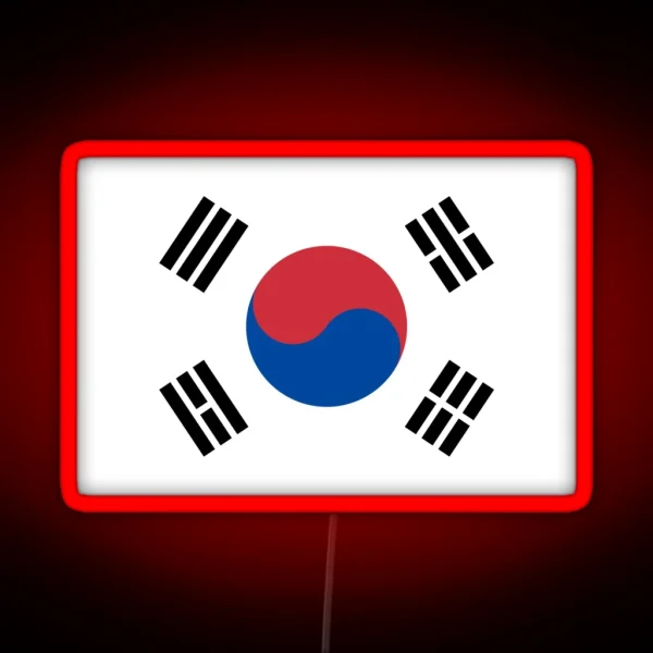 Official Flag Of South Korea RGB Neon Sign