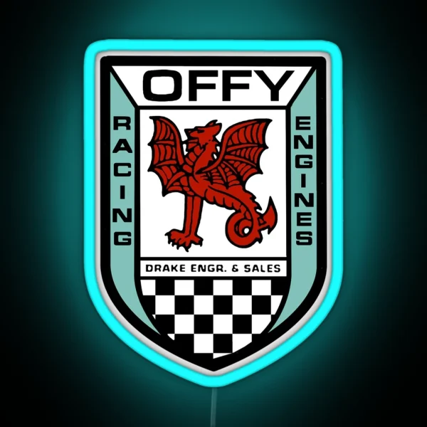 Offy Offenhauser Racing Engines The Most Successful RGB Neon Sign