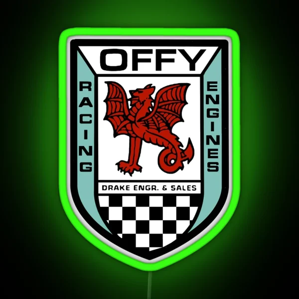 Offy Offenhauser Racing Engines The Most Successful RGB Neon Sign