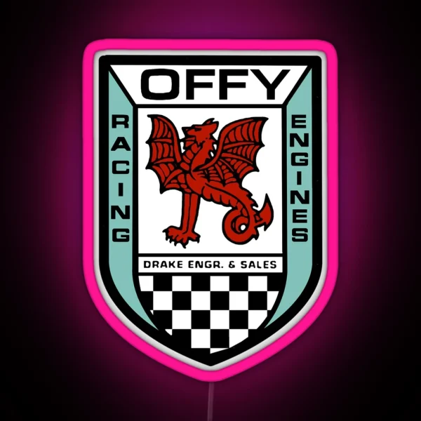 Offy Offenhauser Racing Engines The Most Successful RGB Neon Sign