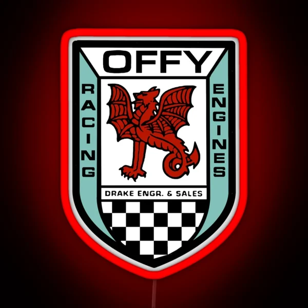 Offy Offenhauser Racing Engines The Most Successful RGB Neon Sign