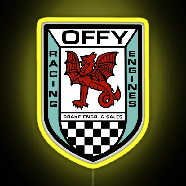 Offy Offenhauser Racing Engines The Most Successful RGB Neon Sign