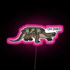 common snapping turtle neon sign rgb pink