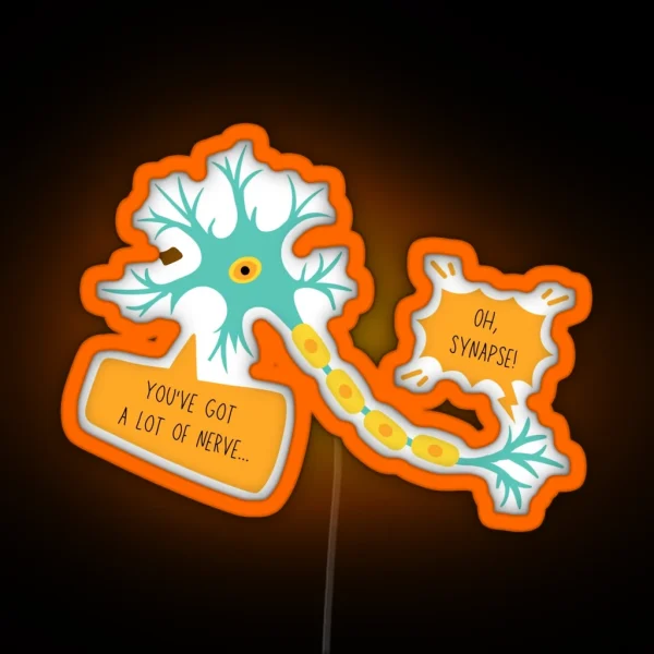 Oh Synapse Neuron Neuroscience Puns Funny Science Jokes RGB Neon Sign