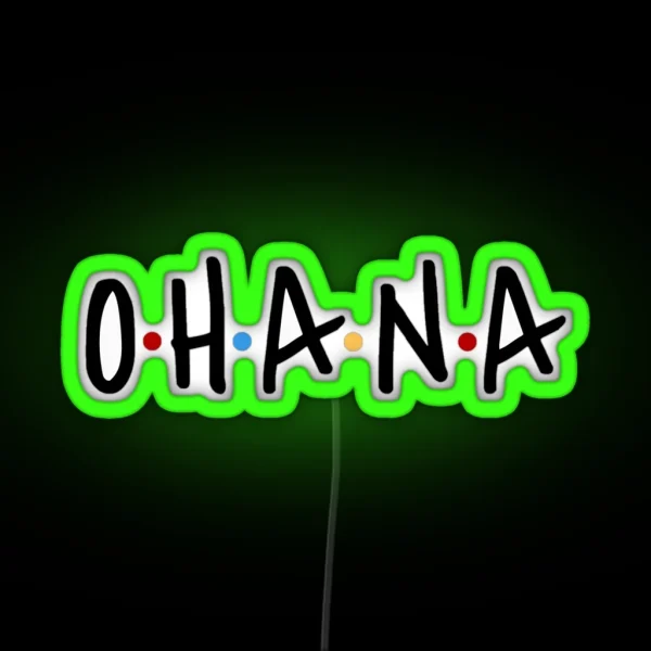 Ohana RGB Neon Sign