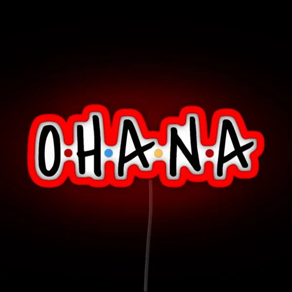 Ohana RGB Neon Sign