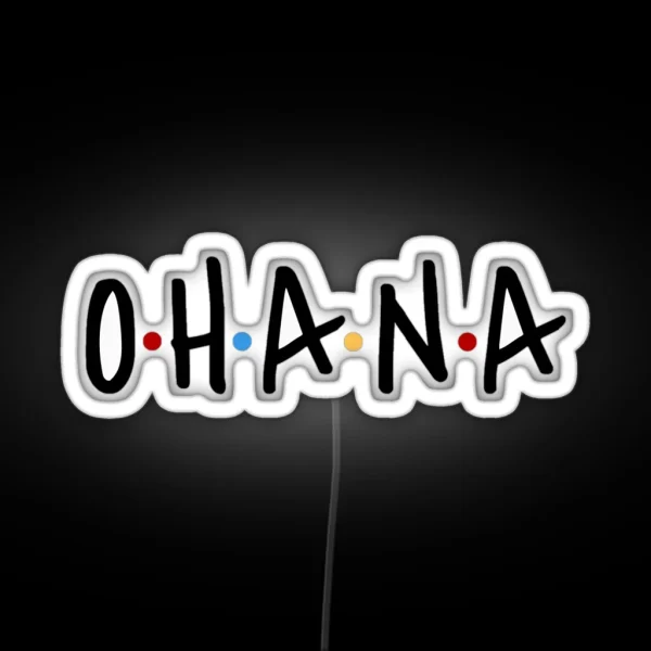 Ohana RGB Neon Sign