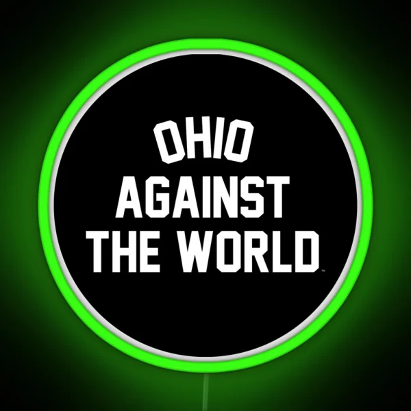 Ohio Against The World Led RGB Neon Sign