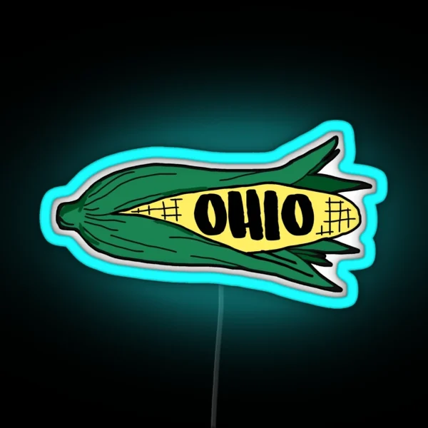 Ohio Corn RGB Neon Sign