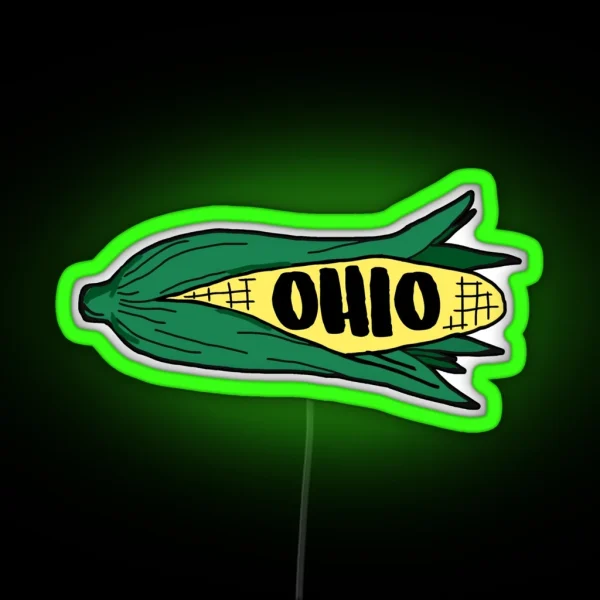 Ohio Corn RGB Neon Sign