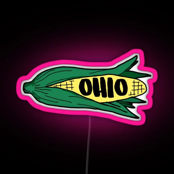Ohio Corn RGB Neon Sign
