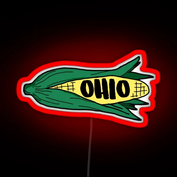 Ohio Corn RGB Neon Sign