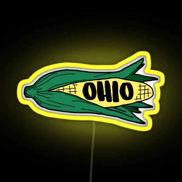 Ohio Corn RGB Neon Sign