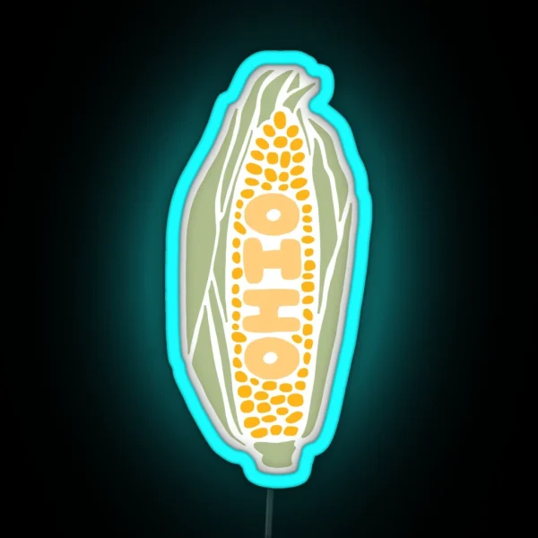 Ohio Corn RGB Neon Sign