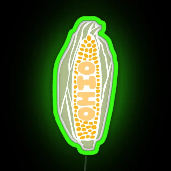 Ohio Corn RGB Neon Sign