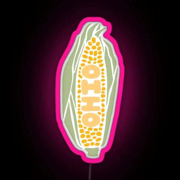 Ohio Corn RGB Neon Sign