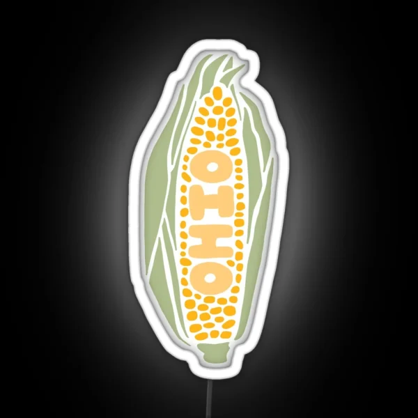 Ohio Corn RGB Neon Sign