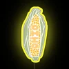vibrant ohio corn neon sign with yellow and rgb lighting