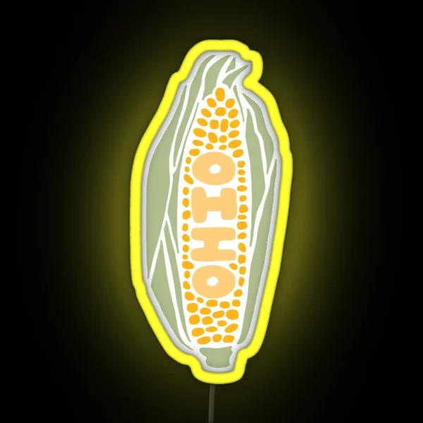 Ohio Corn RGB Neon Sign