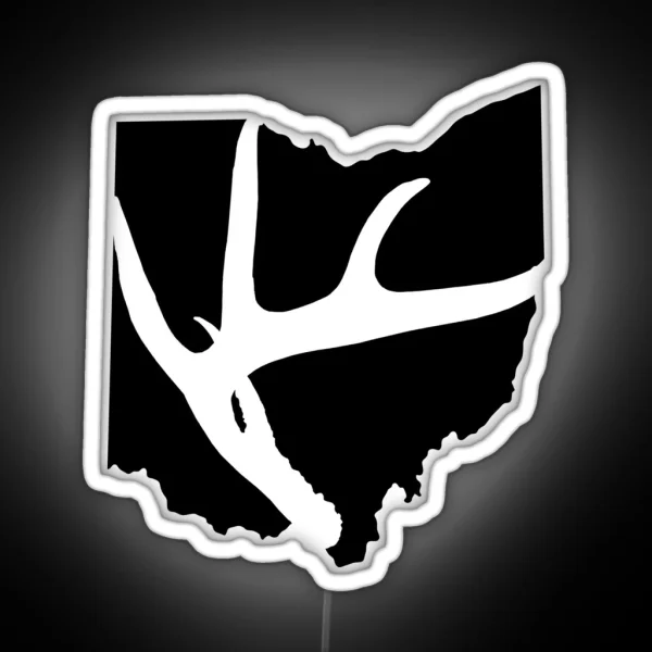 Ohio Deer Hunting Led RGB Neon Sign