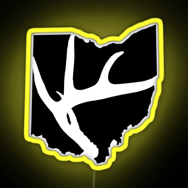 Ohio Deer Hunting Led RGB Neon Sign