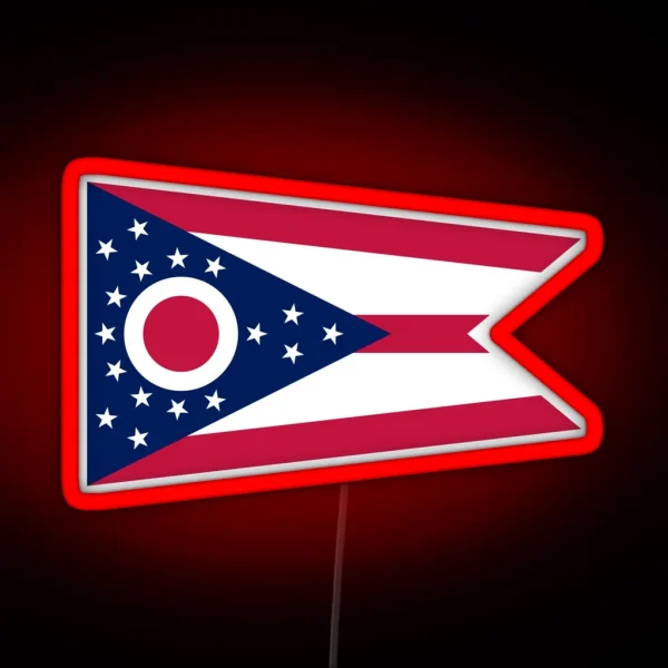 Ohio Flag RGB Neon Sign