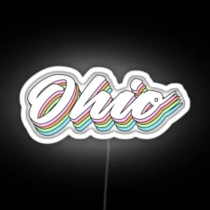 Ohio RGB Neon Sign