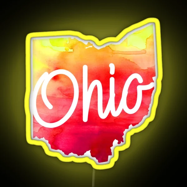 Ohio RGB Neon Sign