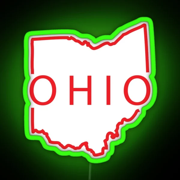 Ohio RGB Neon Sign