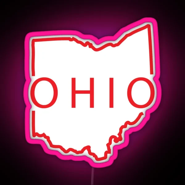 Ohio RGB Neon Sign