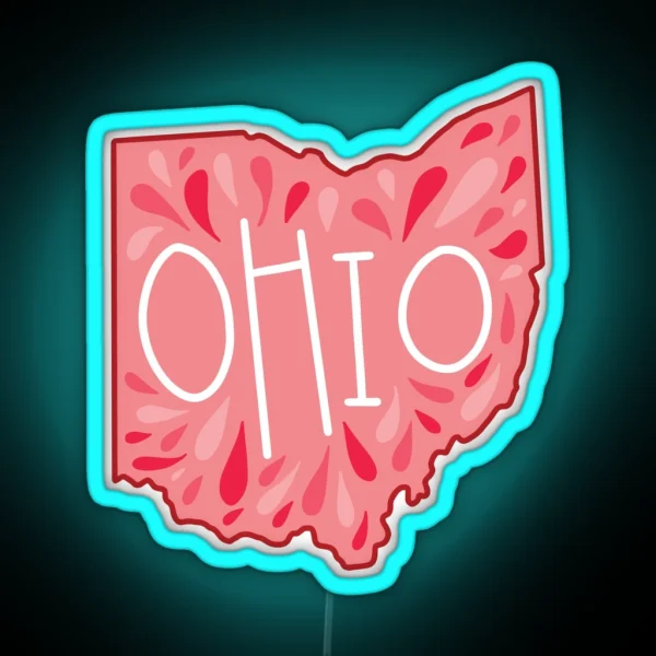 Ohio RGB Neon Sign