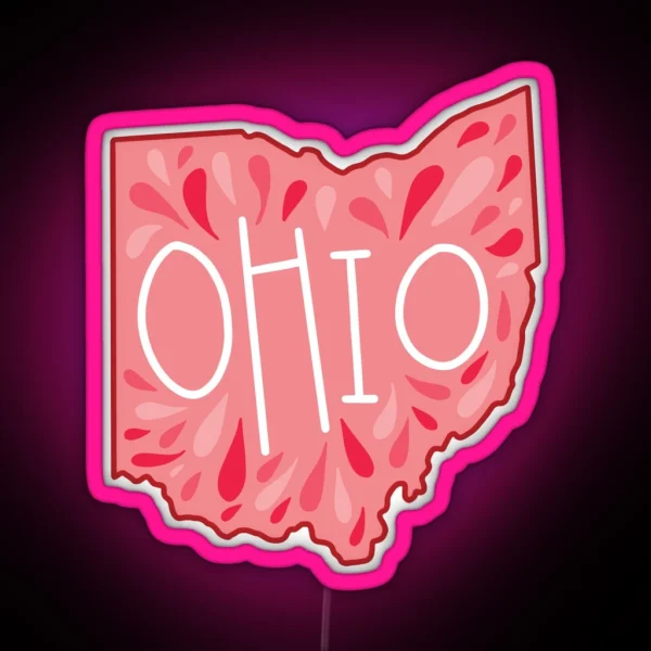 Ohio RGB Neon Sign