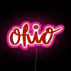 Neon OHIO Script Sign