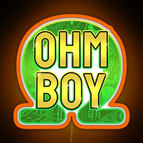 Ohm Boy RGB Neon Sign