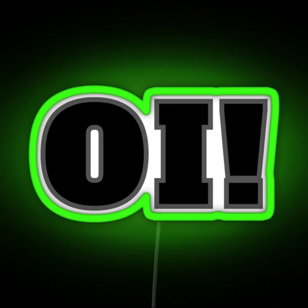 Oi RGB Neon Sign